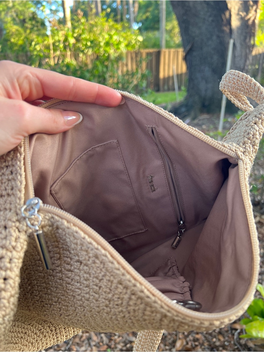 The Sak Geo Sling bag Tan - Picture 4 of 9
